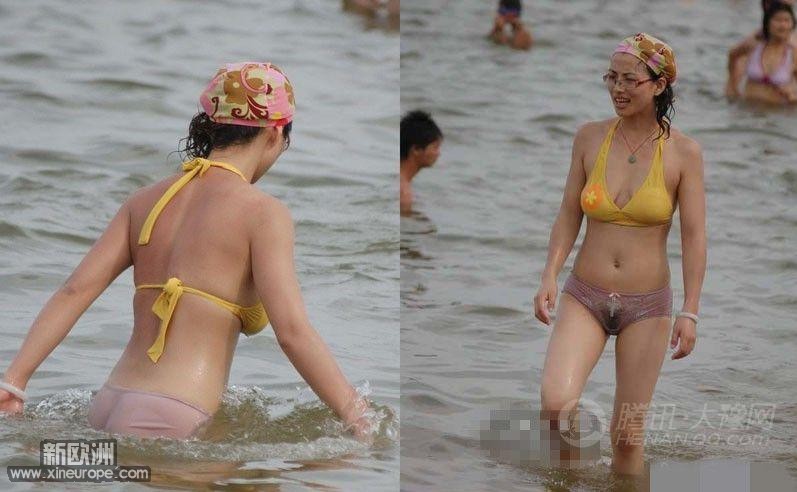 脸红了!<em>姐</em>,身材再爆好也不至于穿透明内裤<em>下海</em>