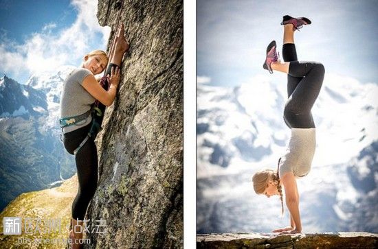<em>法国</em>软妹纸在悬崖峭壁上临空跳舞 惊为天人啊