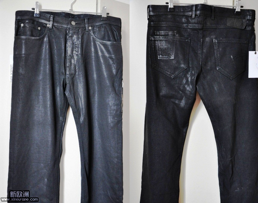 NEIL BARRETT黑色Dirty Jeans