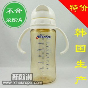 RICHELL 利其尔PPSU吸管奶瓶(320ML) 不含双酚A 韩国产.jpg