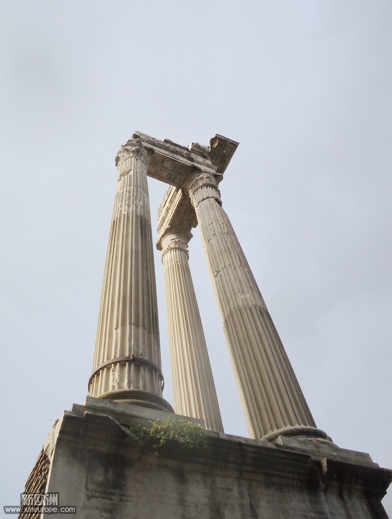 凯撒广场的残存石柱1。.jpg