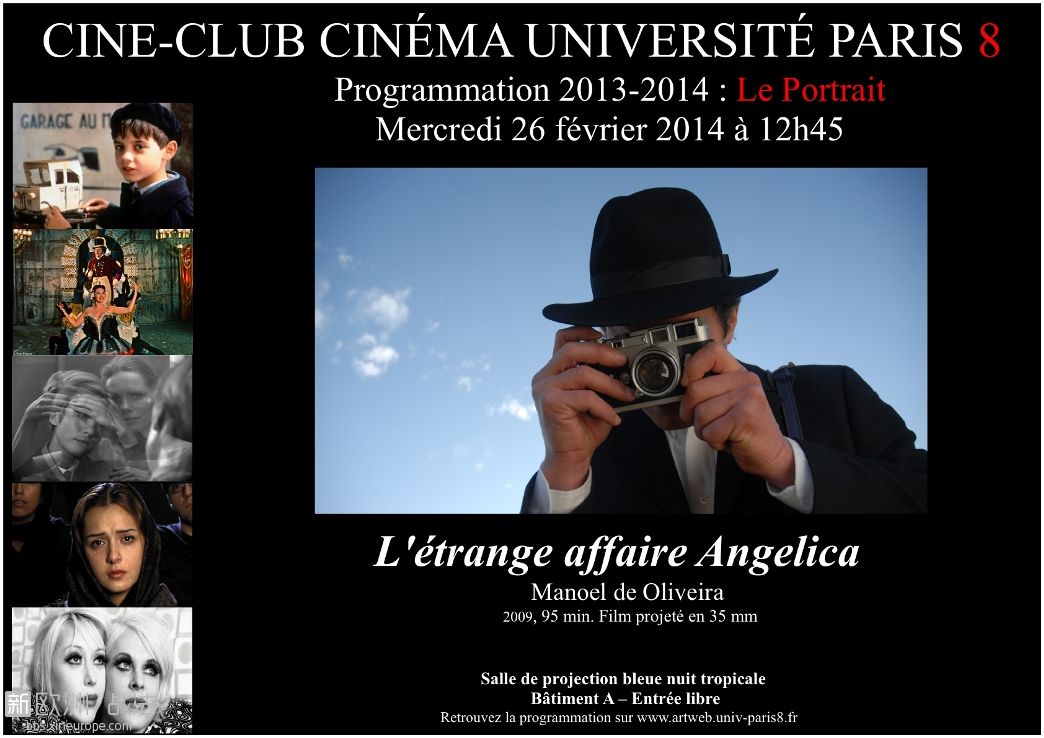 巴黎8大Ciné-Club 2月26日放映『L'étrange affaire Angelica』