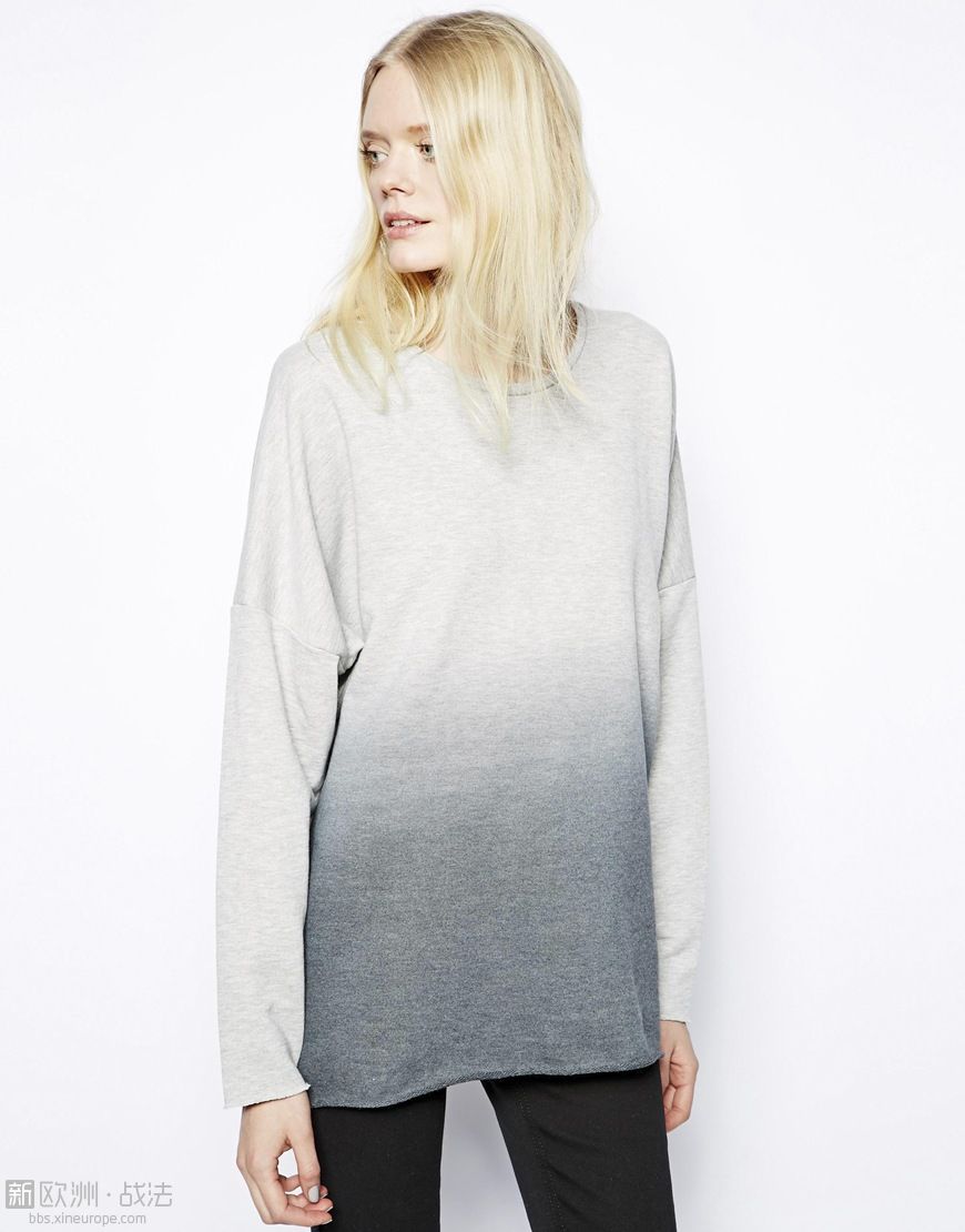 Just Female - Sweat dip-dye oversize.jpg