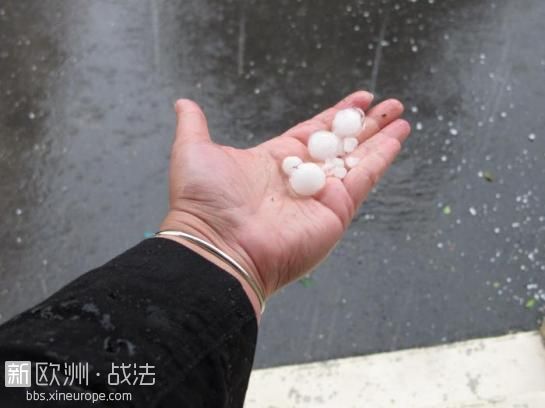 鸽子蛋冰雹来袭！本周末法国19个省拉响橙色暴风雨警报