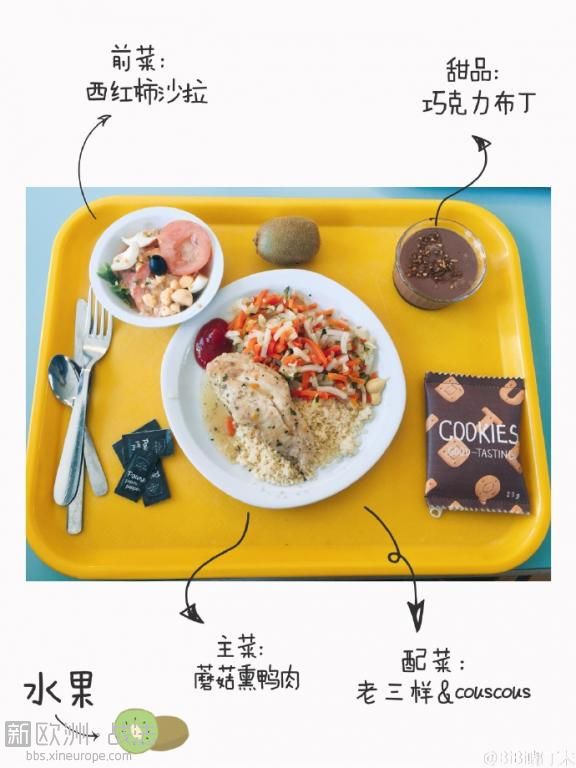 【图文】留学法国的日常 之 法国食堂吃什么