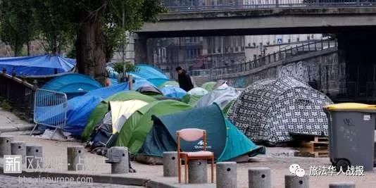 别无选择：巴黎将强拆街头难民营