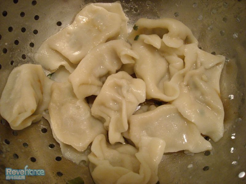 韭菜肉的饺子！