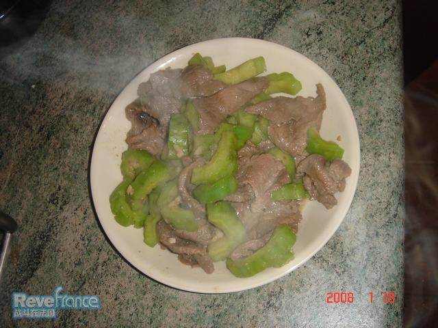 牛肉炒苦瓜