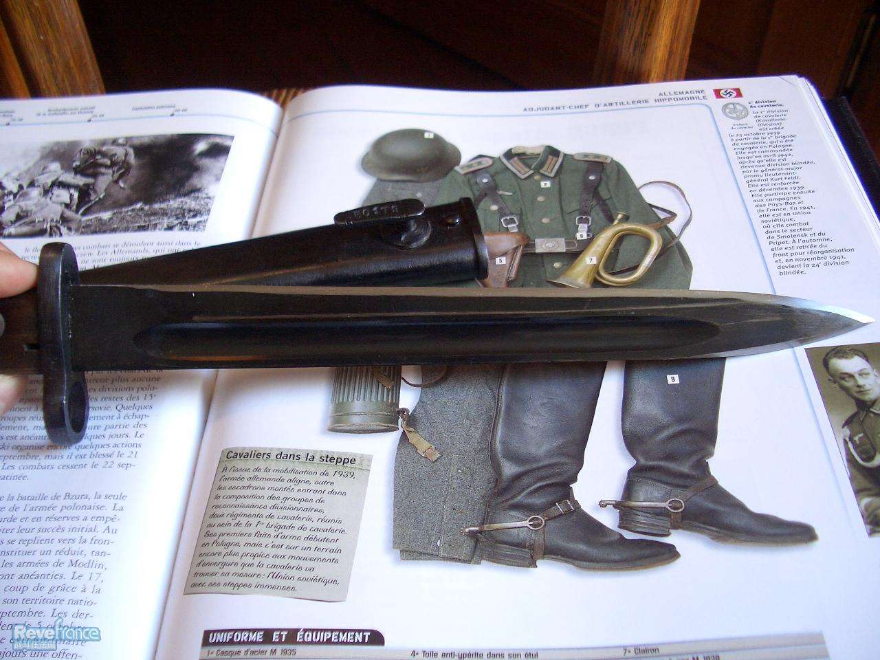 南斯拉夫1944年造黑色夜战版毛瑟98刺刀12.JPG