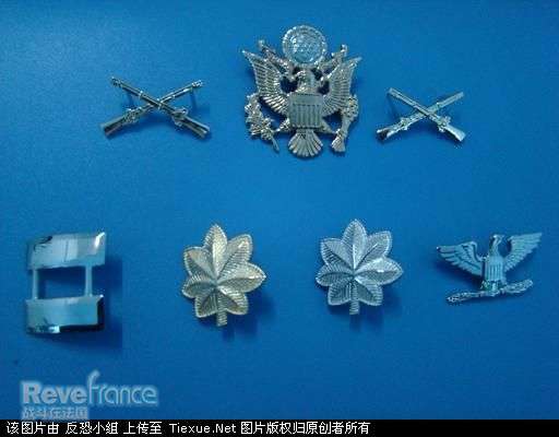 由左向右分别是美军上尉、少校、中校、上校军衔.jpg