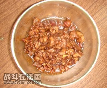 炒好的肉糜~