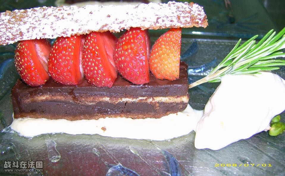 milles feuilles aux fraises