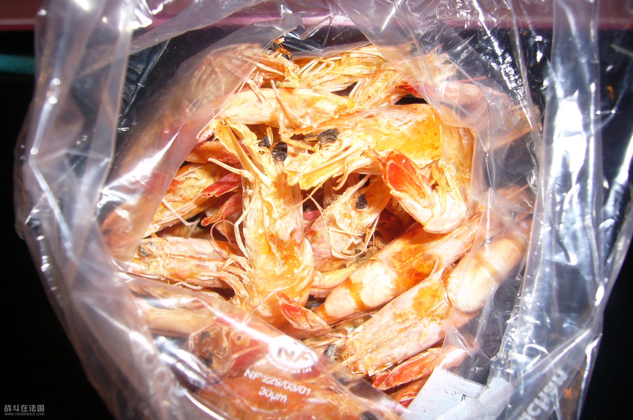 今天早上做好的虾干。香味扑鼻而来啊