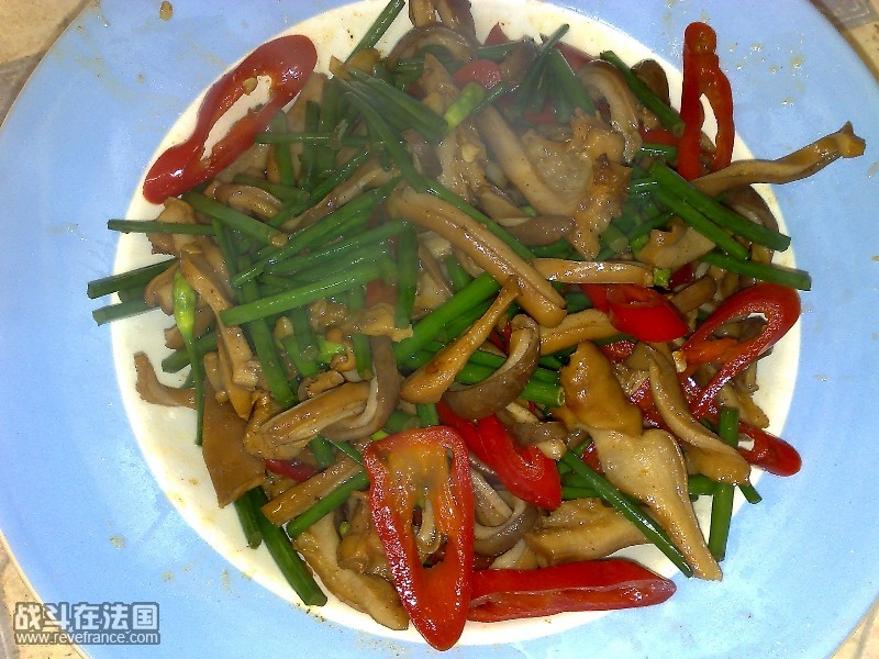 韭菜花脆肚丝
