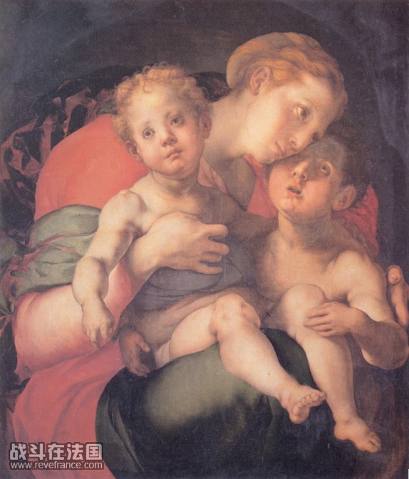 La Vierge à l'enfant et au petit saint Jean-Baptiste de Pontormo