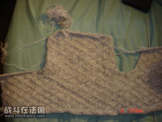 这是展开后的样子,我是整片一起织的