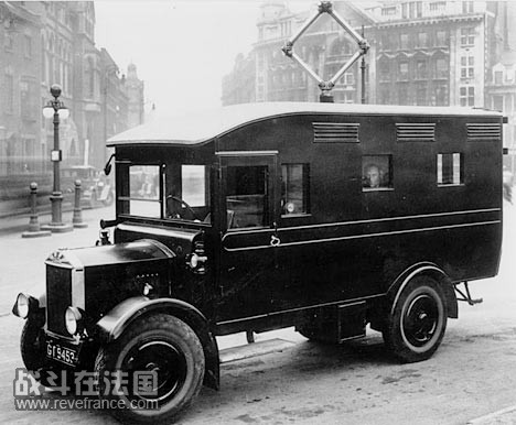 三十年代的电视侦测车