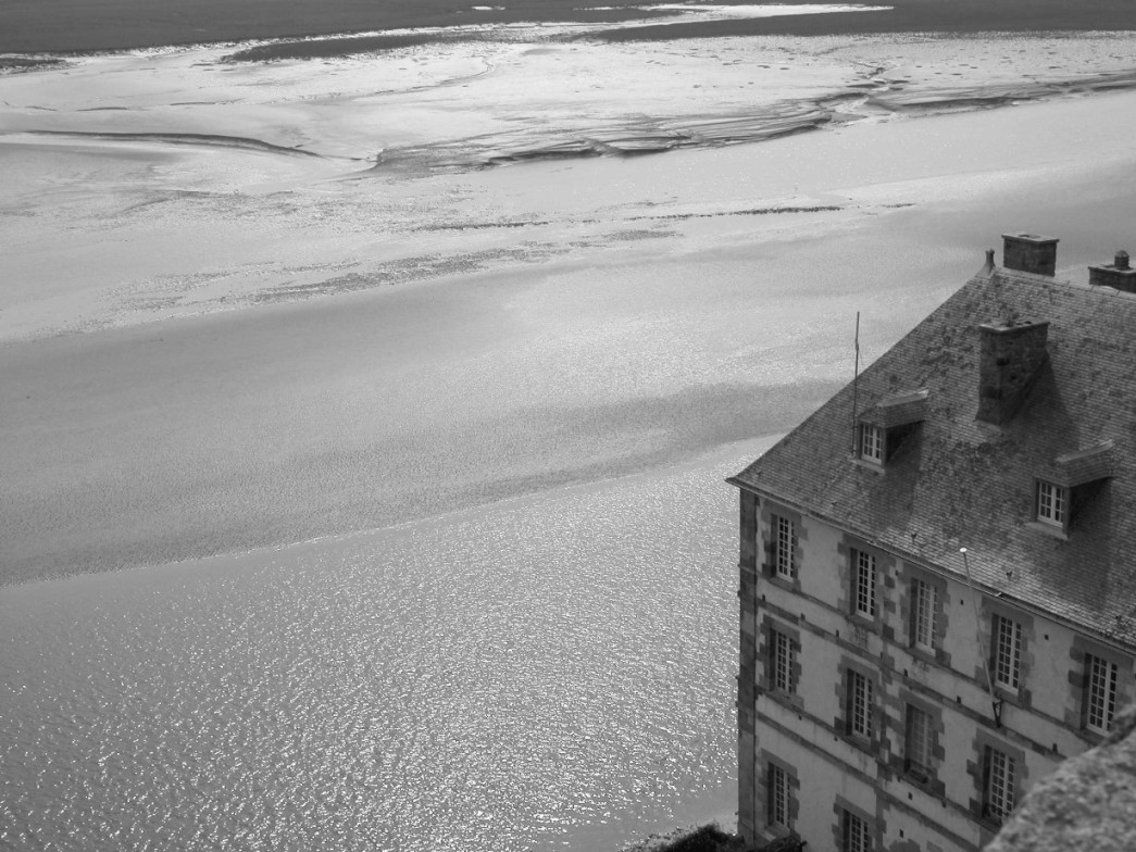 Vue depuis Mont-Saint-Michel