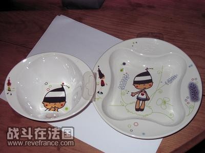 盘子4块，碗2块