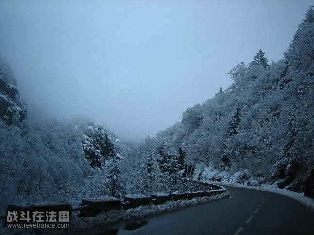 大雪过后的景色