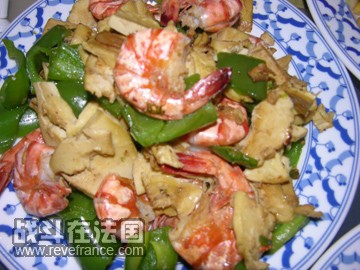 青椒素鸡虾 我的减肥餐