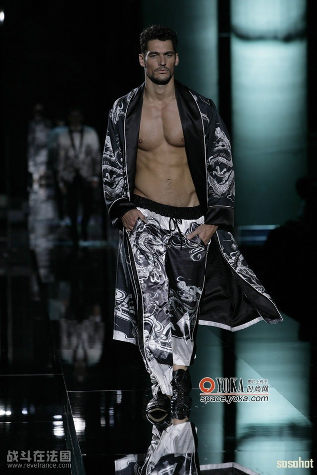 米兰2009春夏男装周T台秀的David Gandy.jpg