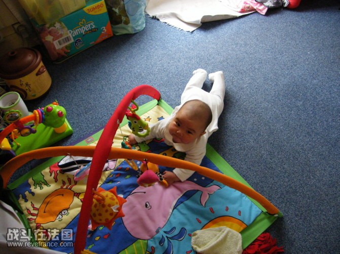 第一次，我自己翻了过来