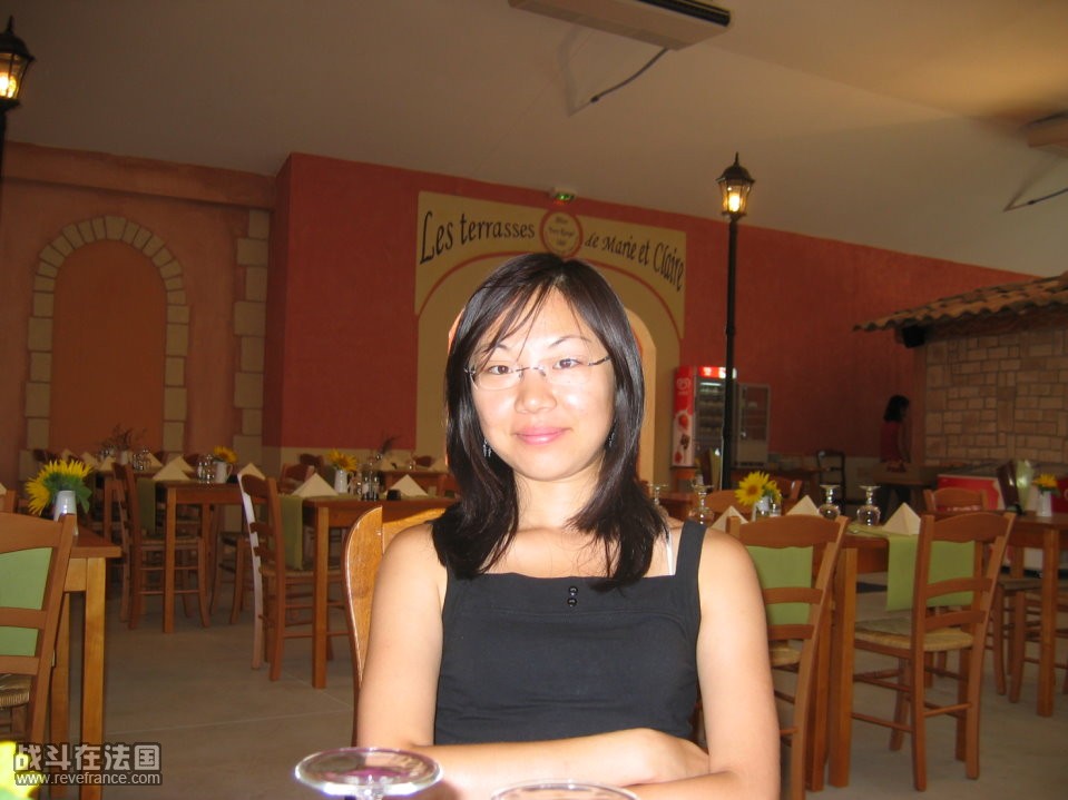 在restaurant和老爸老妈吃饭