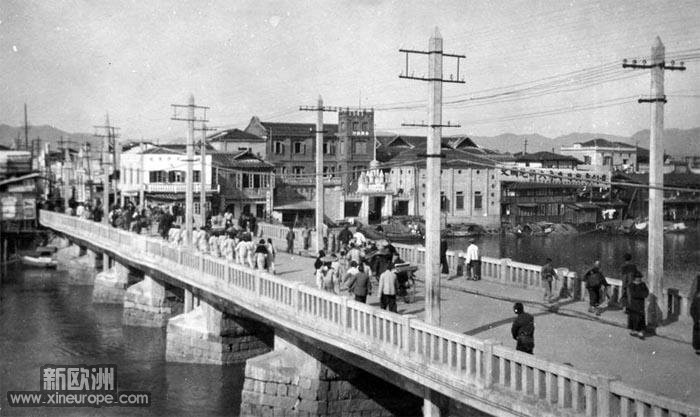1932年，福州改建后的水泥桥.jpg