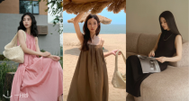 美裙指南🎨COS官网「连衣裙合集」4折起👗侧褶连衣裙49€🩶章子怡同款T恤连衣裙53€