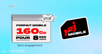 NRJ Mobile手机套餐2€起！4.99€20G！8.99€享160G+5G信号！SIM卡1€！Bouygues信号💗