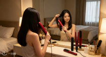 低温顺发真的会上瘾💨Dyson官网全新限定版天鹅绒直板夹仅379€，轻松拿捏蓬松高级感✨
