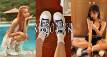 MCQUEEN麦昆私促4折起+叠9折！💥麦昆厚底鞋变相36折🔜187€起收！🖤收皮带、渔夫帽等！