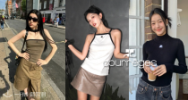 韩女人手一件🧚‍♀️Courreges全场4折起！🖤Jennie相似款T恤150€！收吊带裙、背心、针织衫！