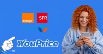 Youprice套餐4.99€起💰9.99€享200GB流量+5G信号！SIM卡5€💥运营商可自选！支持eSIM！