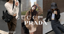 Gucci & Prada独家81折联合闪促！🖤Prada经典渔夫帽超值入手！237€收实用经典卡包！