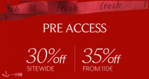 BF预热🔜Fresh官网全场65折➕送大礼8件🎁圣诞礼盒、红茶、玫瑰、古源、面膜🥯红茶3正装120€！