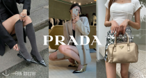 Prada低至5折！🌟收超惊艳金色高跟鞋和金色包包！贵气质感满满✨经典黑色Logo高跟鞋🈶️！