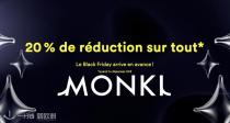 Monki官网全场8折！28€入阔腿西裤🖤拼色毛衣32€🍪收双排扣大衣、牛仔裤等