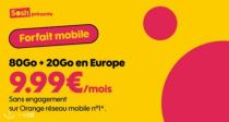 Sosh 9.99€享80G！14.99€享200G+5G信号！Orange信号超级稳✨极速BOX24€/月！