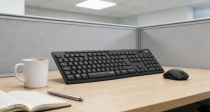 法亚Logitech无线键盘鼠标套装好价19欧收💥耐用省电用几年都没压力！桌面终于摆脱乱线啦！