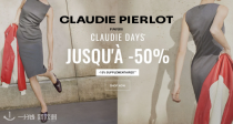 Claudie Pierlot官网大促5折起+叠85折！73€起收优雅小裙裙！T恤50€起！