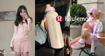 INS爆火「粉色普拉提风」🍋Lululemon官网低至3折！43€收爆火樱花粉腰包🌸