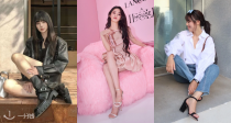再降📍蜈蚣精女孩进👉Stuart Weitzman清仓15折起！黑色水钻凉鞋36€🖤收封面一字带凉鞋！