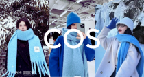 COS「围巾+帽子配饰」新款9折！🧣毛茸茸Baby蓝围巾80€！收马海毛帽子44€！❄️