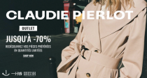 Claudie Pierlot官网清仓2折起+包邮！小黑裙39€！夹克47€！初秋风衣69€！