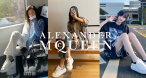 ☠️Alexander McQueen5折起➕叠8折！283€收粉尾厚底鞋😲涂鸦羊毛围巾、骷髅丝巾仅110€！