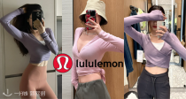 🍋lululemon「“腰精”作弊神器」全场9折！长短袖都有！🤍€52起收颜值+运动两不误交叉上衣！