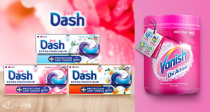 法亚洗衣6折起！Vanish超大桶爆炸盐2.7kg仅需20€💥Dash洗衣凝珠50颗14€！夏日衣物整洁清新🍃