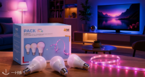 🌈Darty商城Philips Hue三灯泡+5m灯带仅69€🔥全屋灯光一键拉满！居家氛围升级！